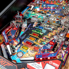 Stern James Bond 007 Pinball machine Pro playfield.