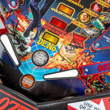 Stern James Bond 007 Pinball machine Pro playfield details.