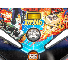 Stern James Bond 007  Limited Edition Pinball machine features.