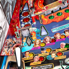 Stern James Bond 007  Limited Edition Pinball machine features.