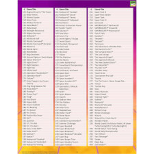Page two of the ALU games list.