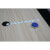 Pucks on the shuffleboard play surface