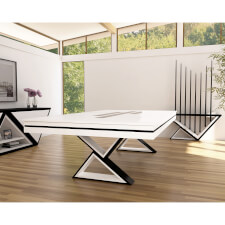 The Vision pool table with the top.