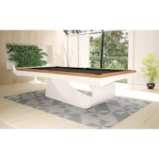 The Stratos slate bed pool table.