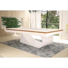 The Stratos slate bed pool table with top.