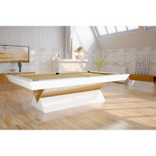 The Louvrees slate bed pool table.