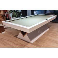 The Louvrees slate bed pool table.