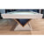The Louvrees slate bed pool table foot.