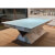 Louvrees pool table with top.