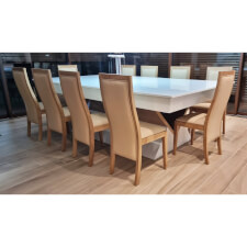 Louvrees pool table with top and chairs.