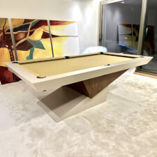 The Meridian slate bed pool table.