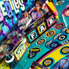 Stern Beatles Pinball Platinum artwork.