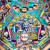 Stern Beatles Pinball diamond playfield close up.