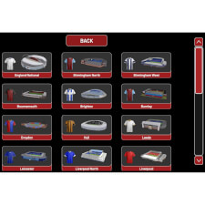 The HD Sports Simulator games menu.