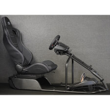 The HD Sports Simulator racing car.