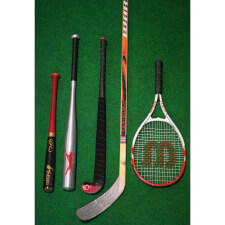 The HD Sports Simulator bats.
