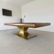 The Graal slate bed pool dining table.