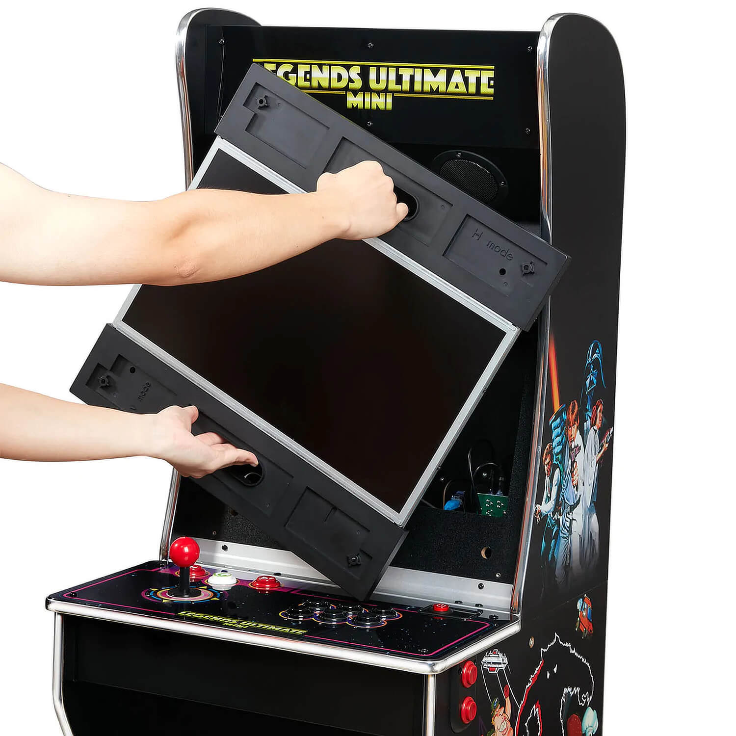 Legends Gamer Pro, Deluxe Table Top Arcade Game Machine, Home Arcade,  Classic Retro Video Games, 150 Licensed Arcade & Games, Includes Action  Fighting