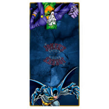 The DC Comics Joker's Wild air hockey surface graphics.