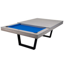 The Harlem Slate Bed pool table half top.
