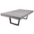 The Harlem Slate Bed pool table with top in grey.