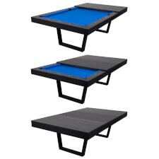 The Harlem Slate Bed pool table with top.