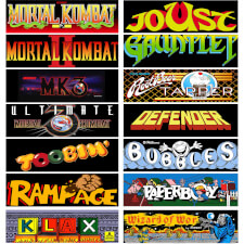 The Arcade 1up Mortal Kombat Midway legacy arcade games.