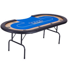 The Tekscore folding poker table with Dealer Position.