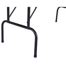 The legs on the Tekscore folding poker table with Dealer Position.