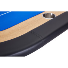 Armrests on the Tekscore folding poker table with Dealer Position.