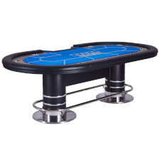 The High Roller poker table.