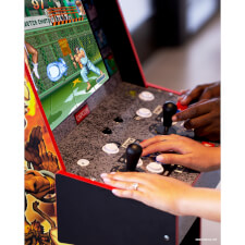 The Street Fighter II Turbo arcade.