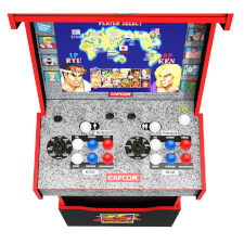 The Street Fighter II Turbo arcade.
