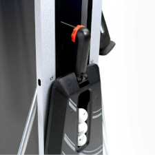 The Sport 500 Indoor with the net folded away.