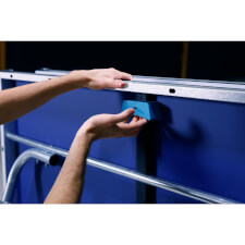 The locking system handle.
