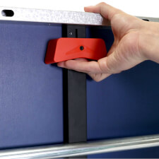 Locking the folding system.
