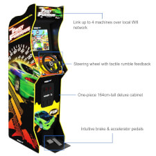 Arcade1Up Fast and Furious features.