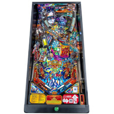 The Foo Fighters pinball machine playfield.