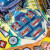 The Foo Fighters pinball machine playfield features.