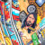 The Foo Fighters pinball machine playfield features.