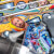 The Foo Fighters pinball machine playfield features.