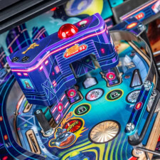 The Foo Fighters premium pinball playfield details.