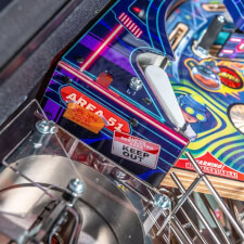 The Foo Fighters premium pinball playfield details.