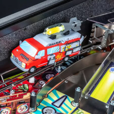 The Foo Fighters premium pinball playfield details.