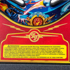 The Foo Fighters premium pinball cabinet.