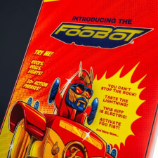 The Foo Fighters premium pinball cabinet foobot.