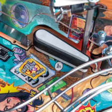 The Foo Fighters LE pinball machine details.