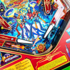 The Foo Fighters LE pinball machine details.