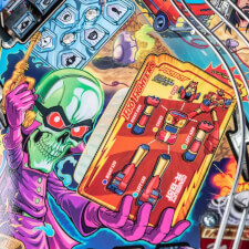 The Foo Fighters LE pinball machine details.