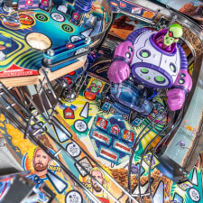 The Foo Fighters LE pinball machine details.